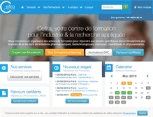 Tablet Screenshot of cefira.com